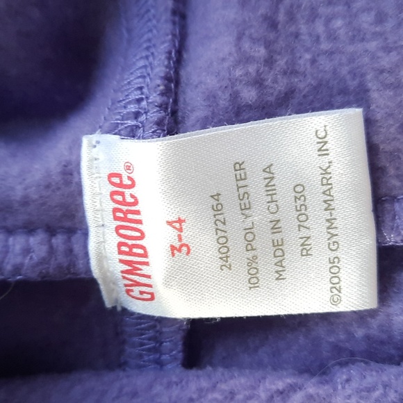 Toddler Girls fleece poncho 3T-4T - Picture 2 of 2